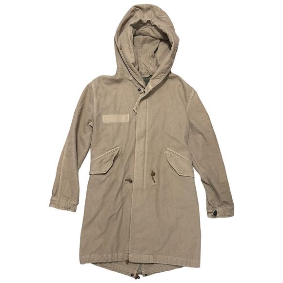 MR&MRS ITALY Classic Canvas Parka Coat - Picture 2 of 12